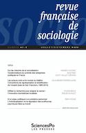Revue française de sociologie 61-3